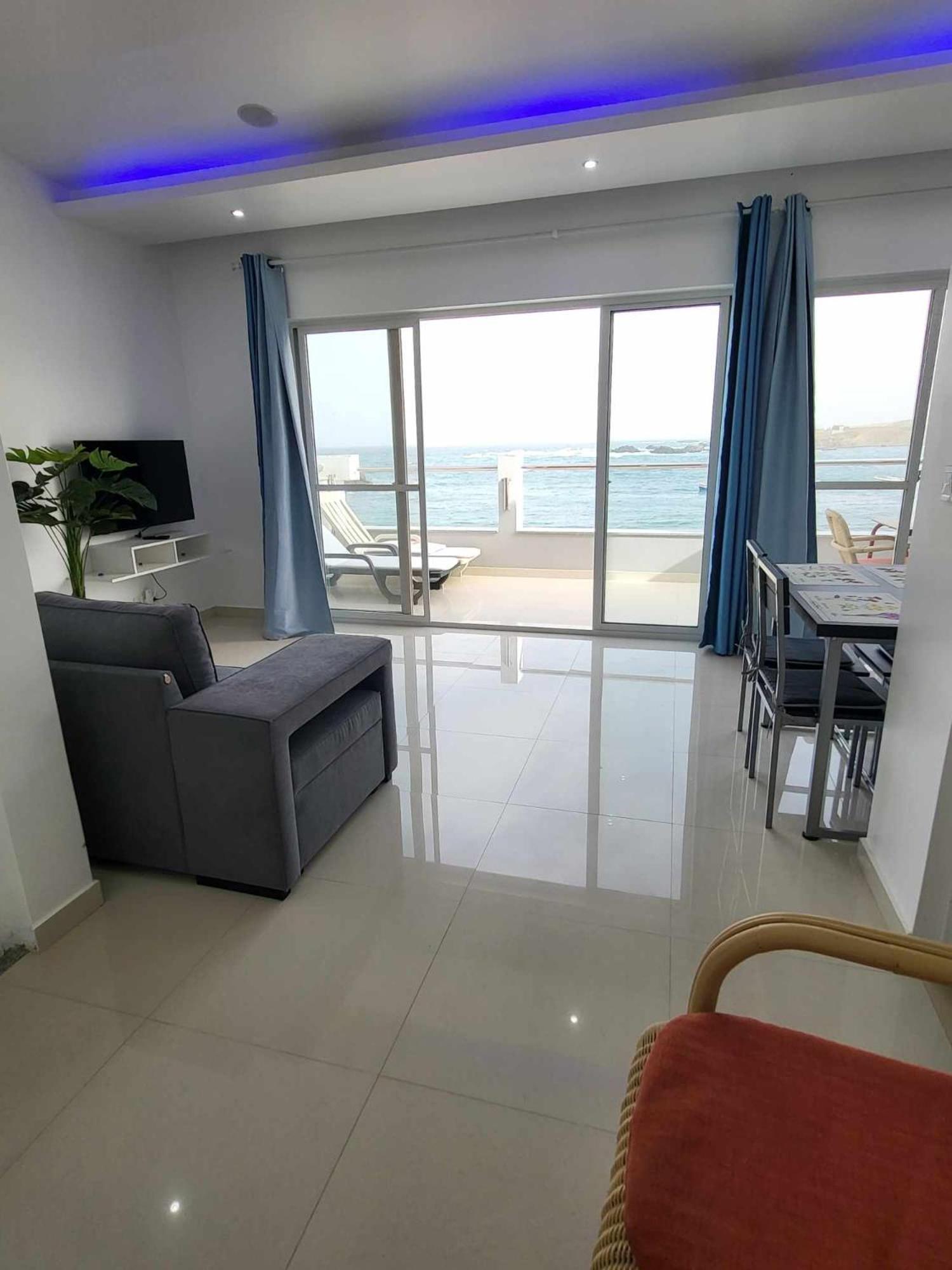 Sea View Big Lanche Apartment Praia Baixo Bagian luar foto